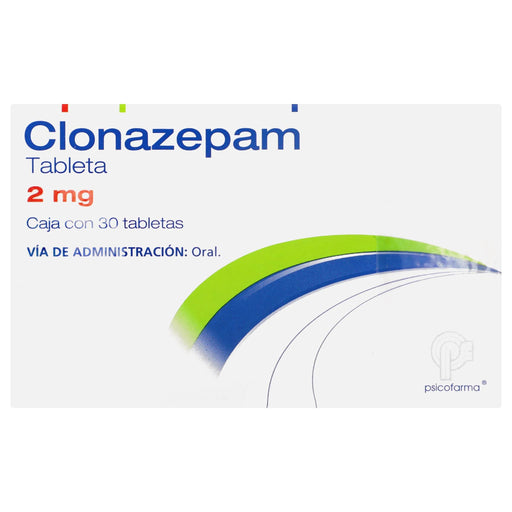 Clonazepam Tabletas 2Mg Con 30 Psicofarma - WeCare Pharma
