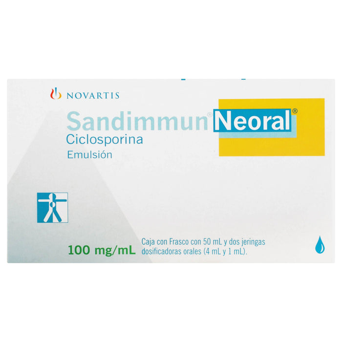 Sandimmun Neoral Vial 100Mg/Ml Con 50Ml (Ciclosporina) - WeCare Pharma