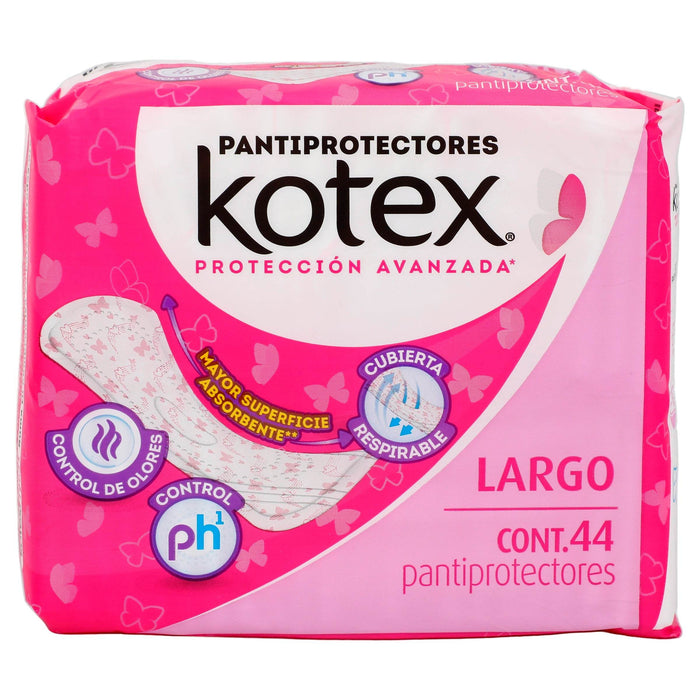 Protectores Diarios Kotex Largo Con 44 - WeCare Pharma
