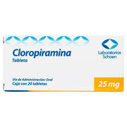 Cloropiramina 25Mg Con 20 Schoen Tabletas - WeCare Pharma