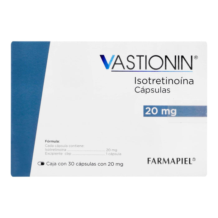 Vastionin (Isotretinoina) Capsulas 20Mg Con 30 - WeCare Pharma