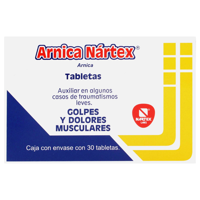 Arnica Nartex Tabletas Con 30 - WeCare Pharma
