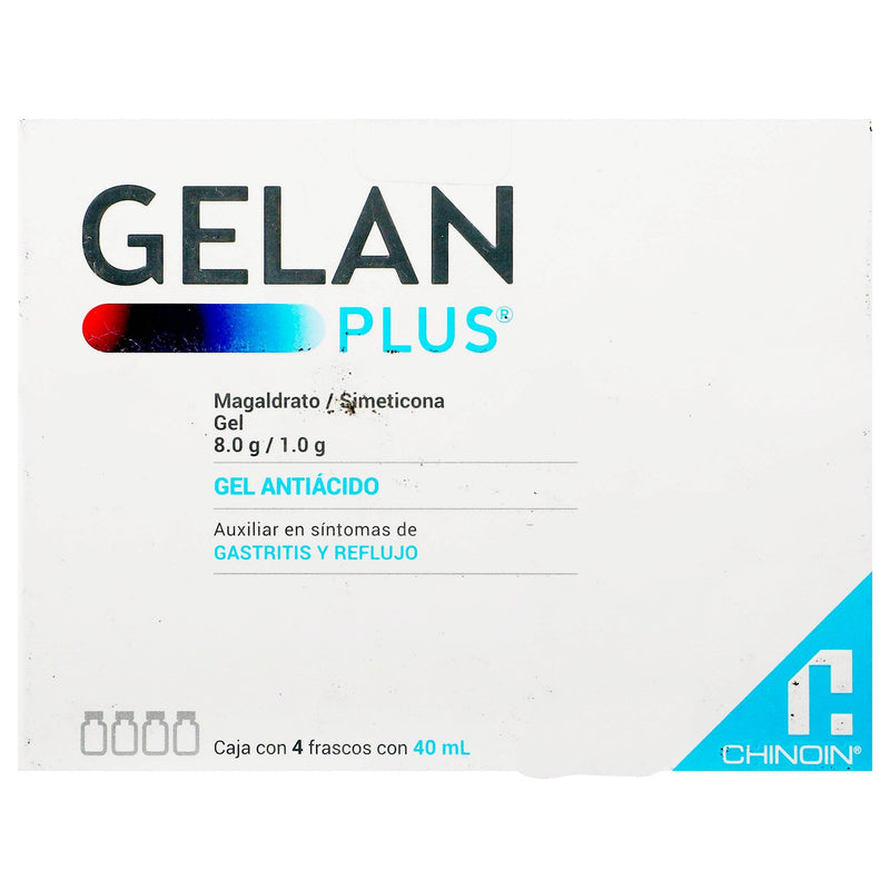 Gelan Plus Gel 8G/1G 40Ml Con 4 (Magaldrato/Dimeticona) - WeCare Pharma