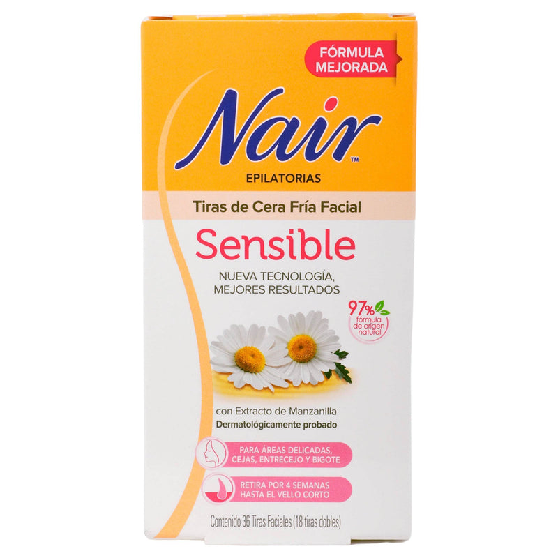 Tira De Cera Fria Facial Nair Con 36 - WeCare Pharma