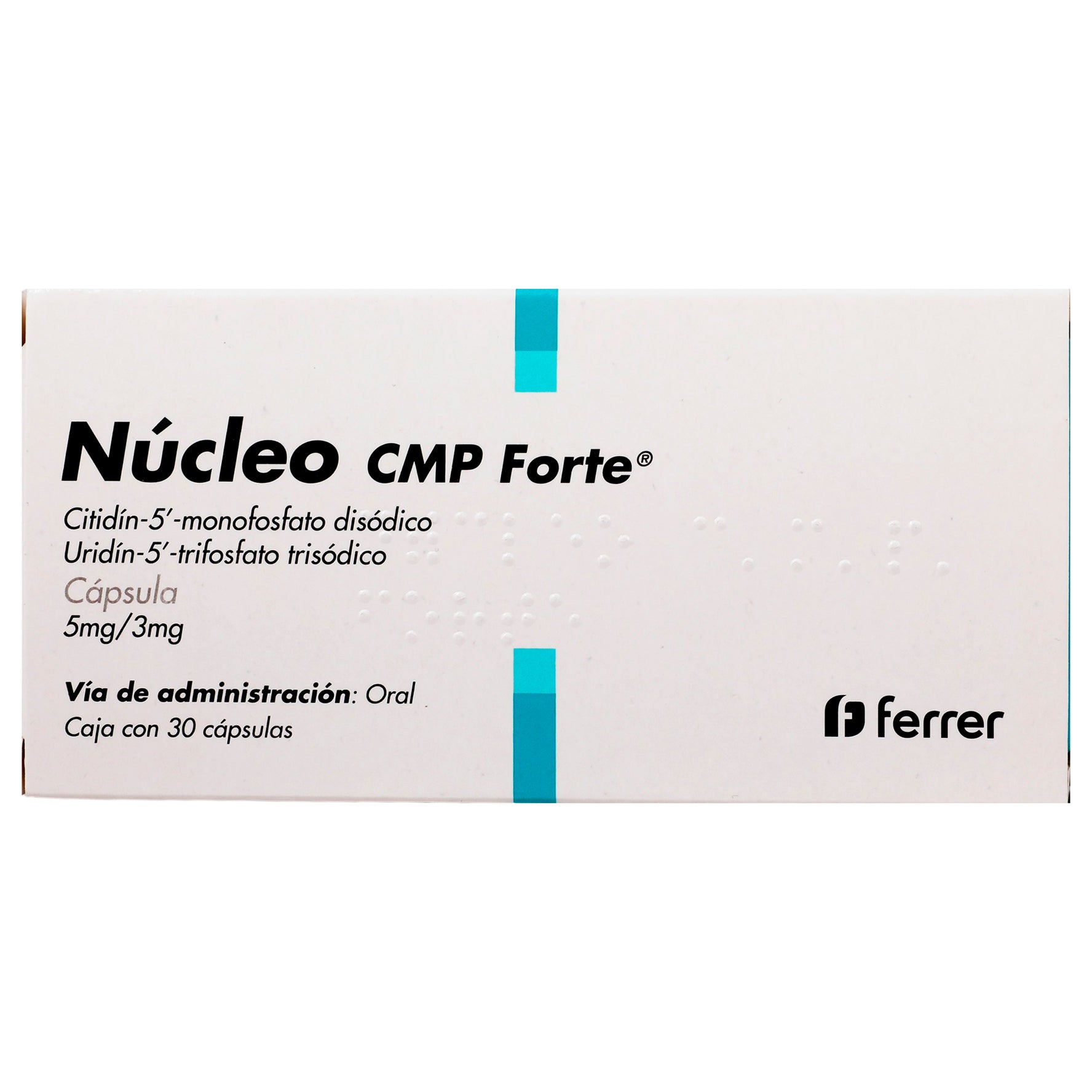 Nucleo Cmp Forte 5Mg/3Mg Con 30 Capsulas (Citidin 5/Uridin 5) 1 - 7503007704658