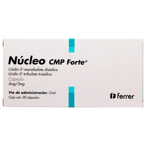 Nucleo Cmp Forte 5Mg/3Mg Con 30 Capsulas (Citidin 5/Uridin 5) - WeCare Pharma