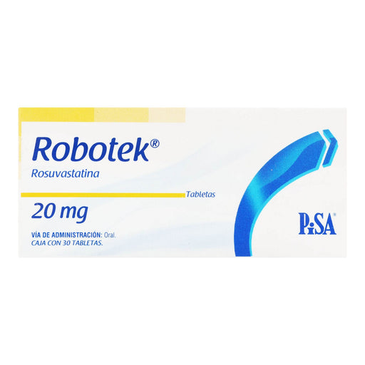 Robotek 20Mg Con 30 Tabletas (Rosuvastatina) - WeCare Pharma