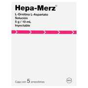 Hepa-Merz 5G/10Ml Con 5 Ampulas (L-Ornitina/L-Aspartato) - WeCare Pharma