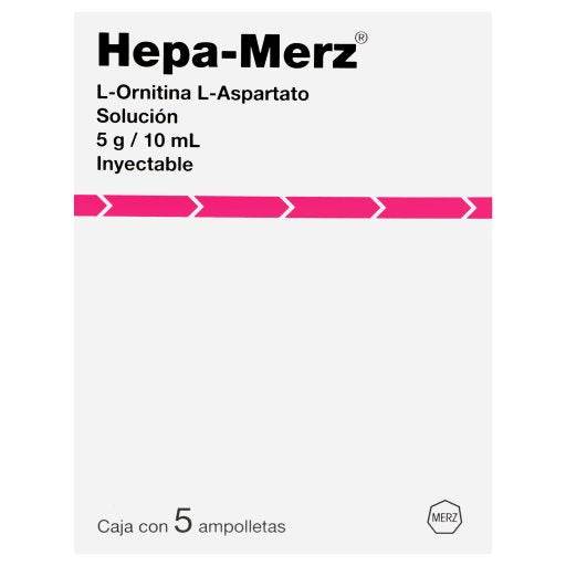 Hepa-Merz 5G/10Ml Con 5 Ampulas (L-Ornitina/L-Aspartato) - WeCare Pharma