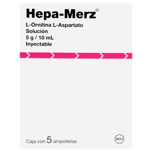 Hepa-Merz 5G/10Ml Con 5 Ampulas (L-Ornitina/L-Aspartato) 1 - 4046222710279