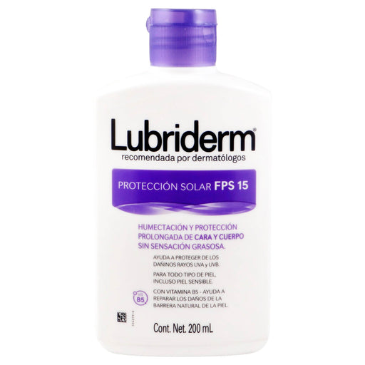 Lubriderm Protector Solar Fps 15 200Ml - WeCare Pharma