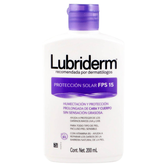 Lubriderm Protector Solar Fps 15 200Ml - WeCare Pharma