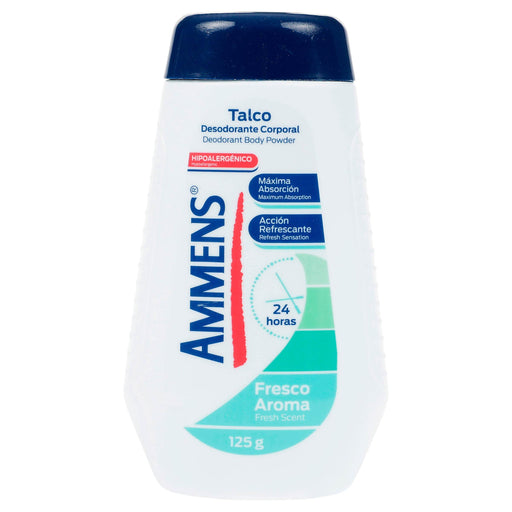 Talco Ammens Fresco Aroma 125G - WeCare Pharma