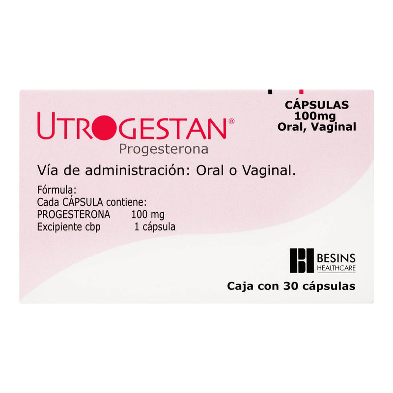 Utrogestan 100Mg Con 30 Capsulas (Progesterona) - WeCare Pharma