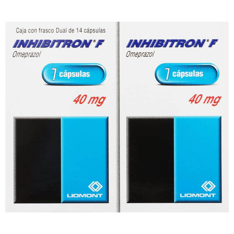 Inhibitron F 40Mg Con 14 Duopack Capsulas (Omeprazol) - WeCare Pharma