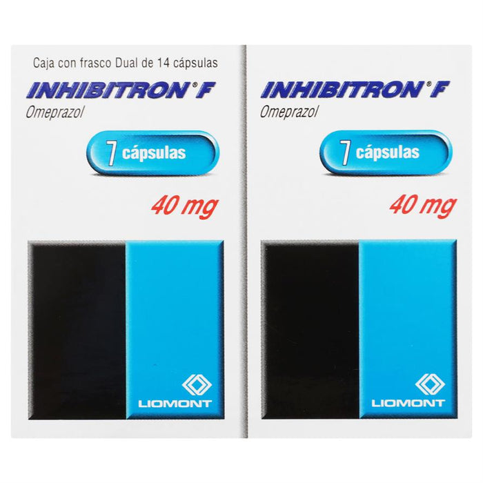 Inhibitron F 40Mg Con 14 Duopack Capsulas (Omeprazol) 1 - 7501299307175