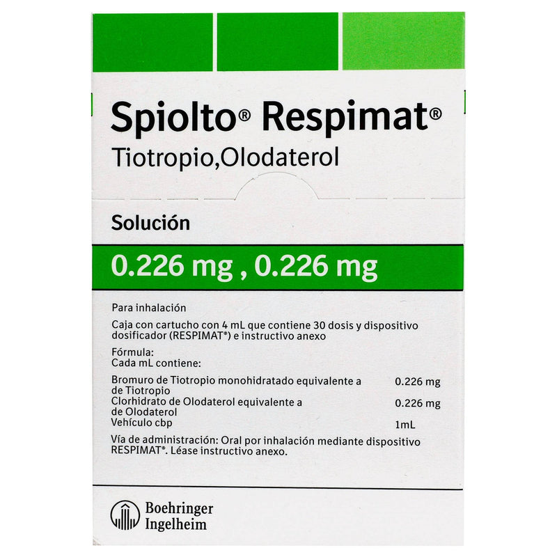 Spiolto Respimat Solución 0.226Mg/0.226Mg 30D (Tiotropio/Olodaterol) - WeCare Pharma