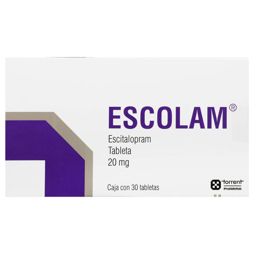 Escolam 20Mg Con 30 Tabletas (Escitalopram) - WeCare Pharma