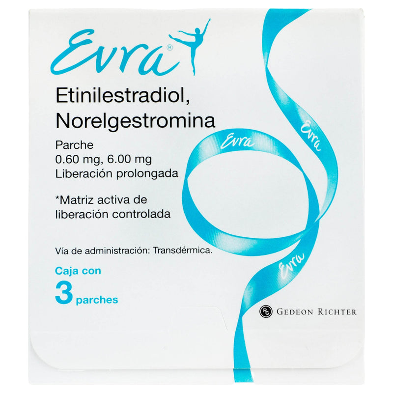 Evra Parche 0.60Mg/6Mg Con 3 (Etinilestradiol/Norelgestromina) - WeCare Pharma