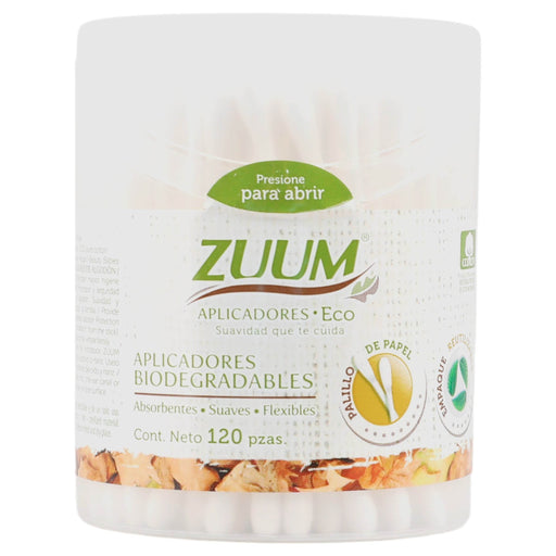 Aplicadores De Algodón Zuum Con 120 - WeCare Pharma
