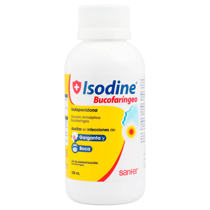 Isodine Bucofaringeo (Yodopovidona) Frasco Con 120Ml - WeCare Pharma