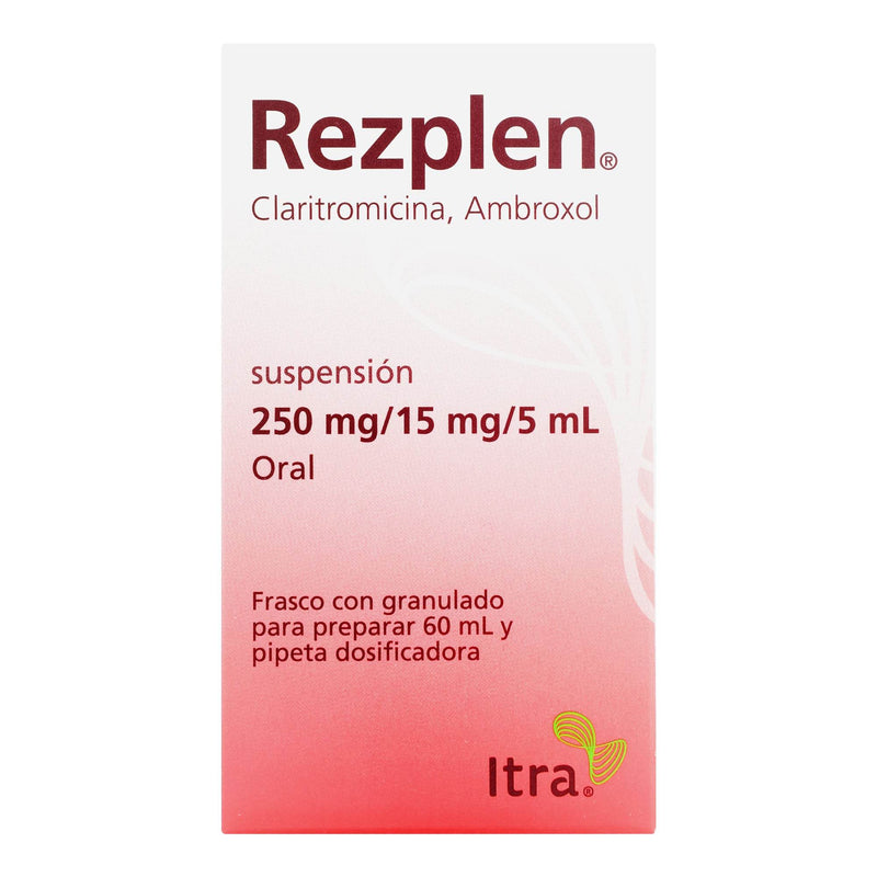 Rezplen Suspensión 250Mg/15Mg 60Ml (Claritromicina/Ambroxol) - WeCare Pharma