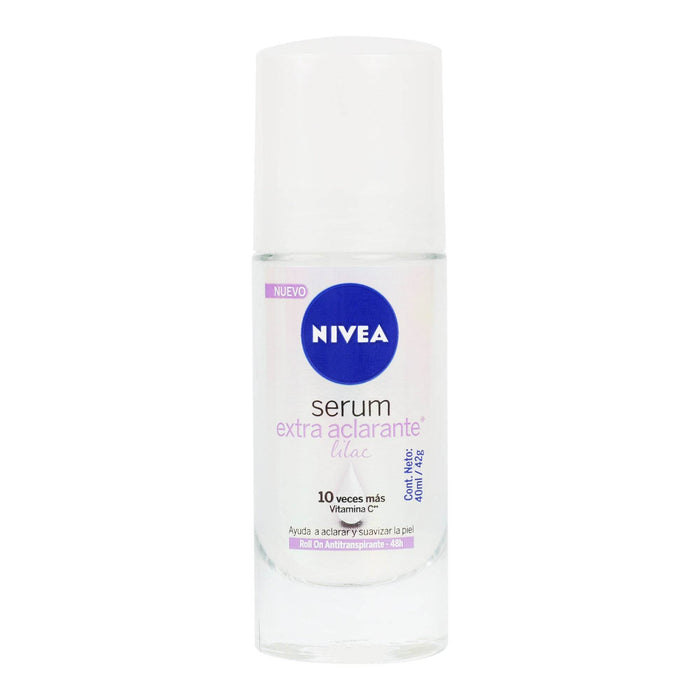 Desodorante Nivea Serum Lilac Aclarante Roll-On 40Ml - WeCare Pharma