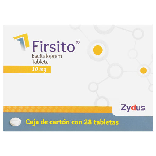 Firsito 10Mg Con 28 Tabletas (Escitalopram) - WeCare Pharma