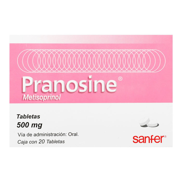 Pranosine 500Mg Con 20 Tabletas (Metisoprinol) - WeCare Pharma