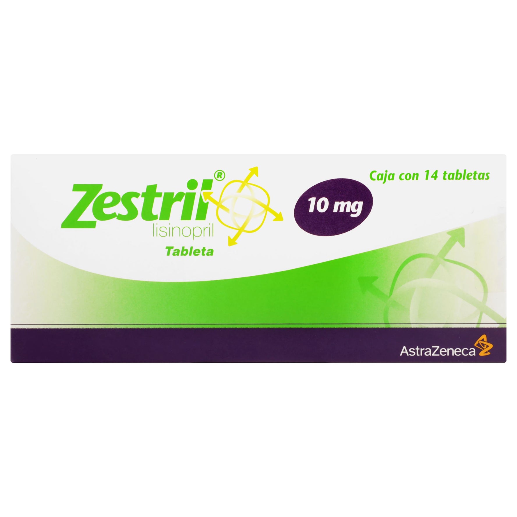 Zestril 10Mg Con 14 Tabletas (Lisinopril) 1 - 5000456032056