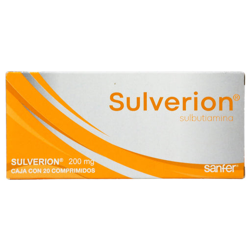 Sulverion 200Mg Con 20 Tabletas (Sulbutiamina) - WeCare Pharma