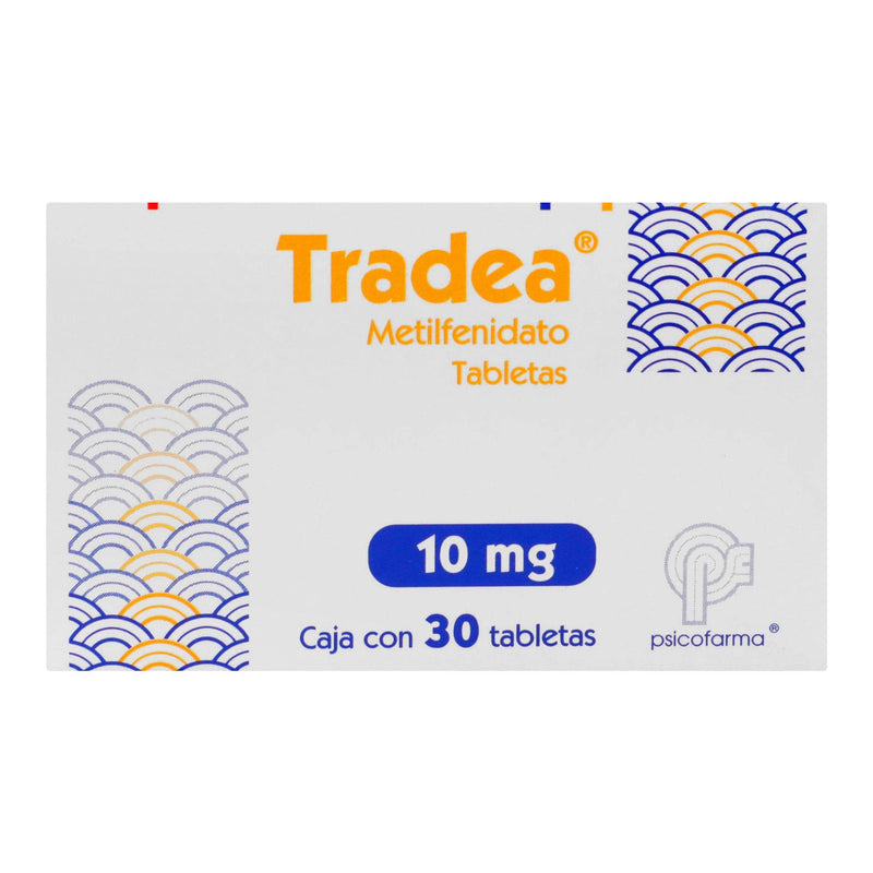 Tradea (Metilfenidato) Tabletas 10Mg Con 30 - WeCare Pharma