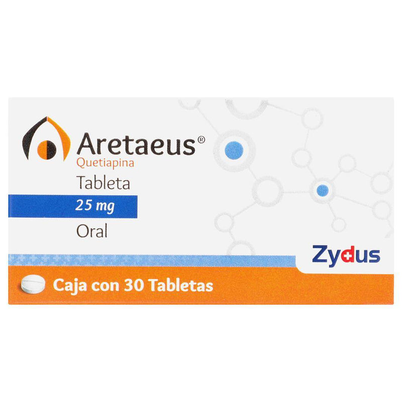Aretaeus 25Mg Con 30 Tabletas (Quetiapina) - WeCare Pharma