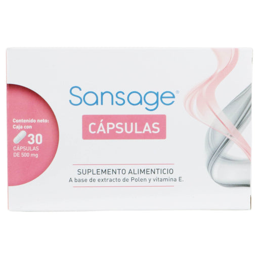 Sansage 500Mg Con 30 Capsulas (Extracto De Polen/Vitamian E) - WeCare Pharma