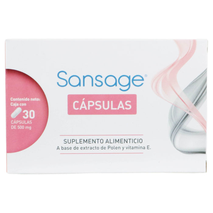 Sansage 500Mg Con 30 Capsulas (Extracto De Polen/Vitamian E) - WeCare Pharma