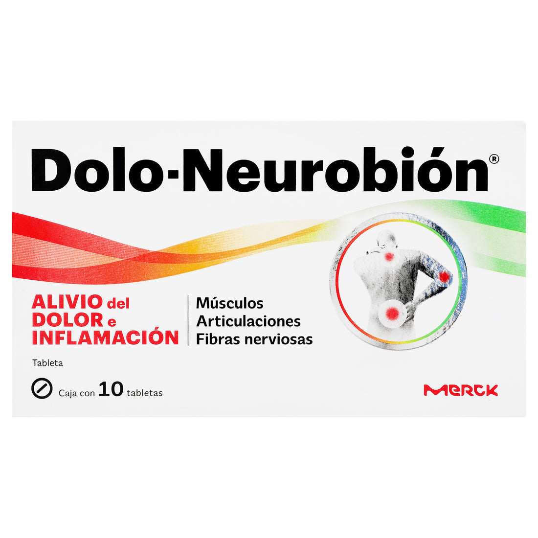 Dolo-Neurobion Con 10 Tabletas (Diclofenaco-Vit B) 1 - 7501298223711