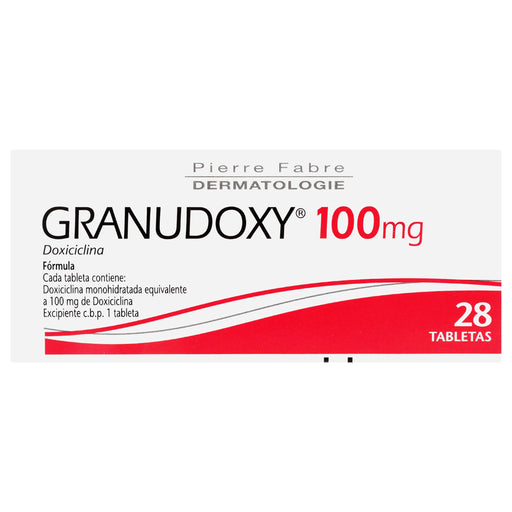 Granudoxy 100Mg Con 28 Tabletas (Doxiciclina) - WeCare Pharma