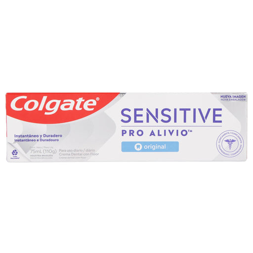 Colgate Pasta Dental Sensitive Pro-Alivio 110G - WeCare Pharma