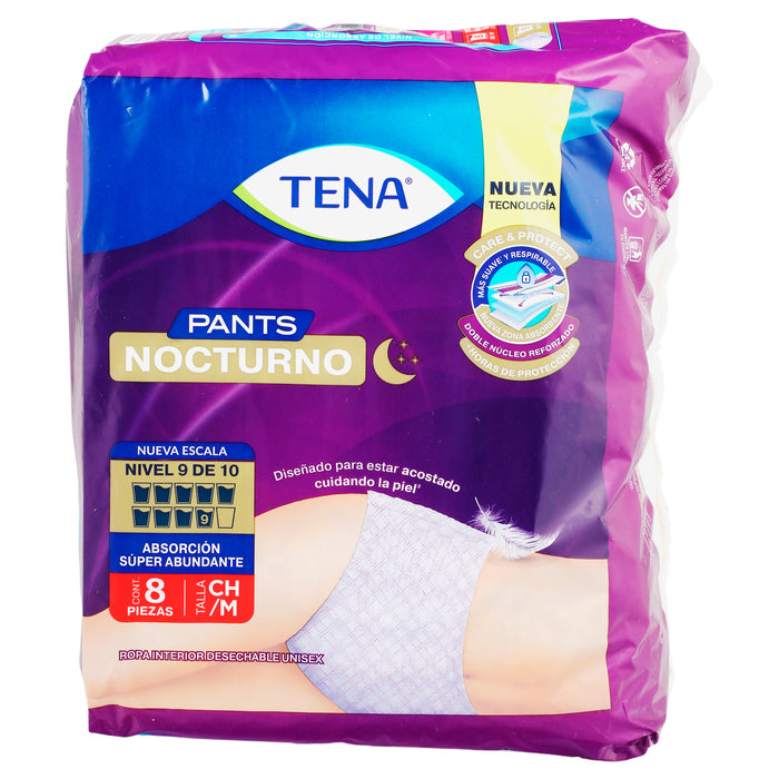 Pañal Tena Pants Nocturno Talla Mediana Con8 7501019053252 1