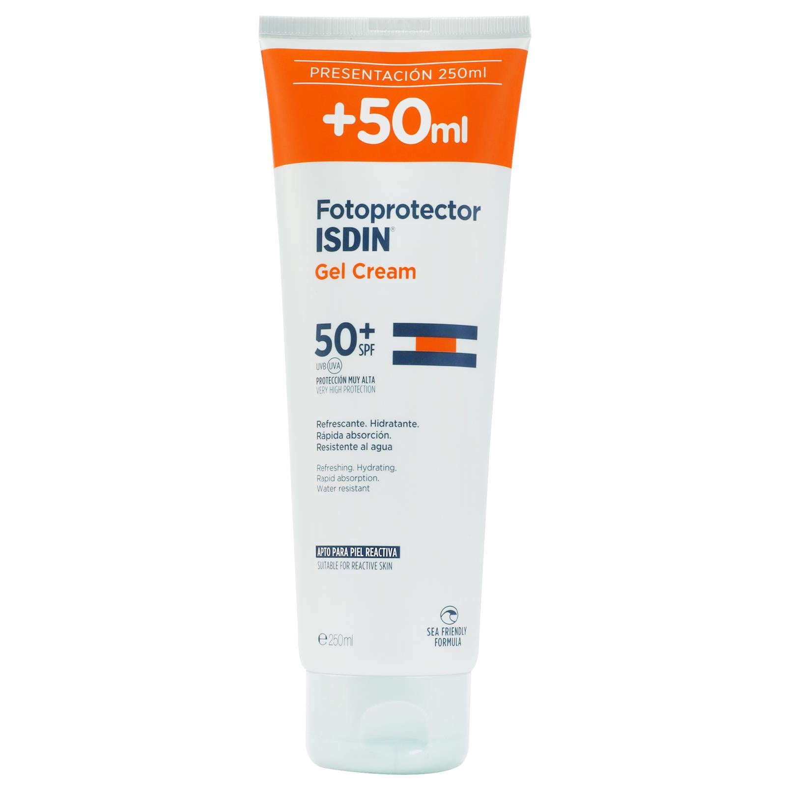 Isdin Fotoprotector Gel Cream Fps50 250Ml 1 - 8429420161214