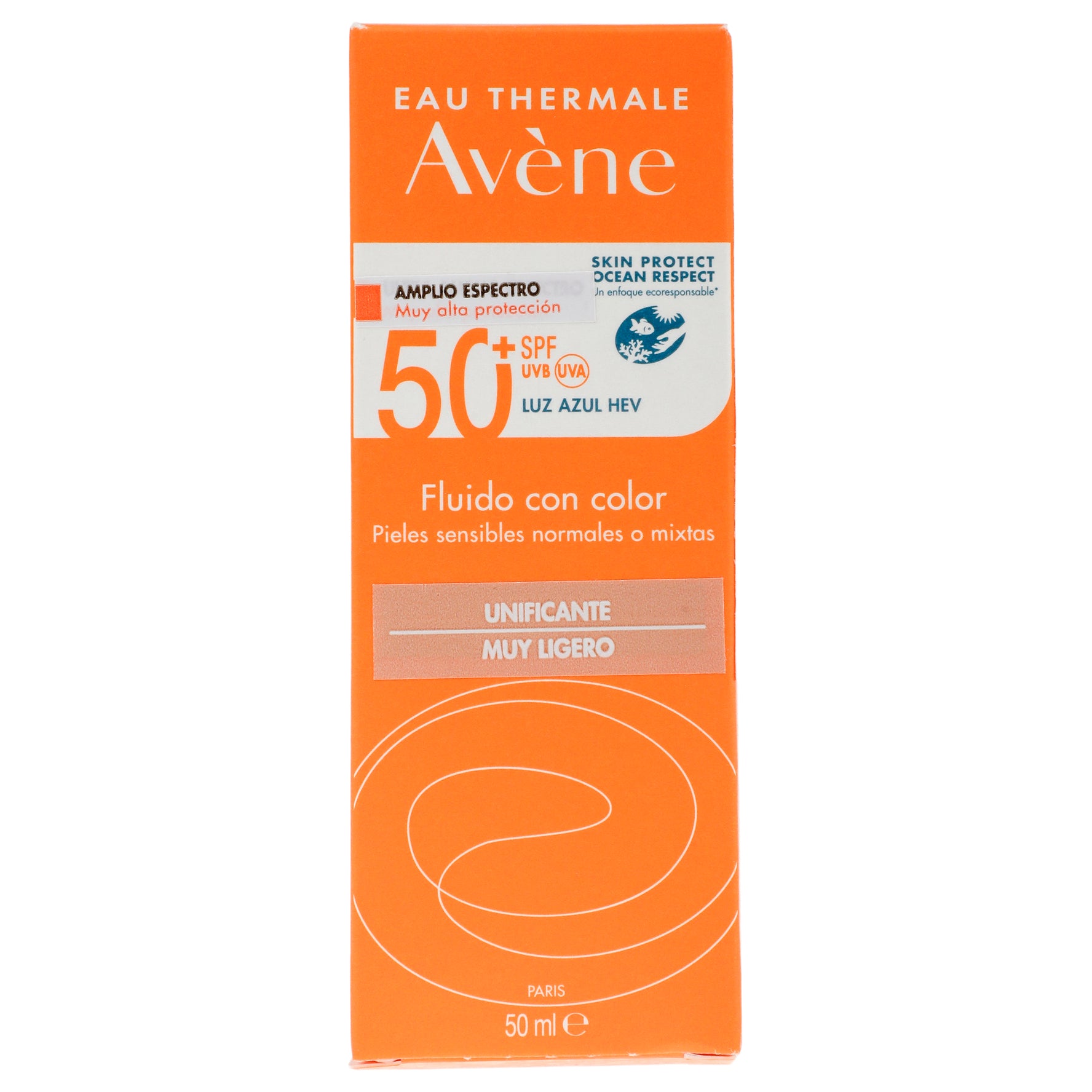 Avene Protector Solar Fluido Con Color Unificante Muy Ligero 1 - 3282770149111