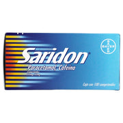 Saridon 500Mg/50Mg Con 100 Comprimidos (Paracetamol/Cafeina) - WeCare Pharma