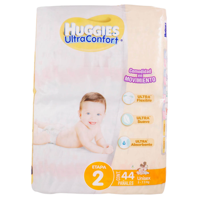 Pañal Huggies Ultra Confort Etapa 2 Con 40 - WeCare Pharma