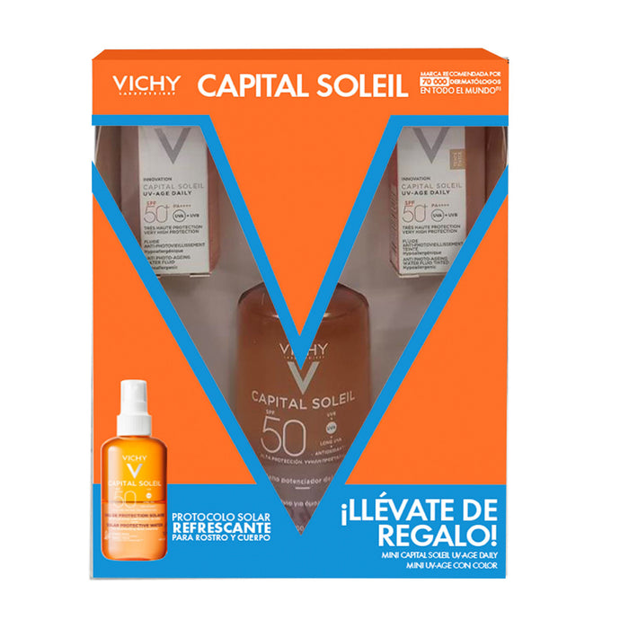 Vichy Capital Soleil Kit Aguas Solares Fps50 Con 3 1 - 7509552938791