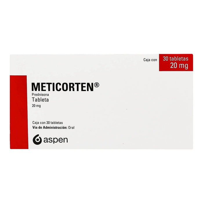 Meticorten 20Mg Con 30 Tabletas (Prednisona) - WeCare Pharma