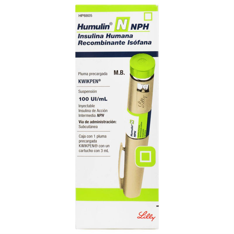 Humulin N Nph Pluma 100Unid/Ml 3Ml (Insulina Humana) - WeCare Pharma