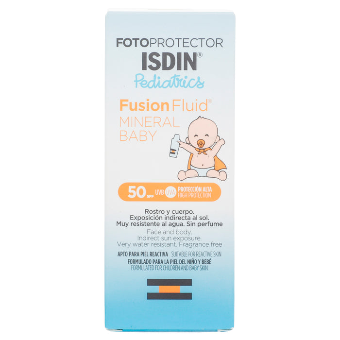 Isdin Pediatrics Fotoprotector Fusion Fluid Mineral Baby Fps50 50Ml 1 - 8429420187962