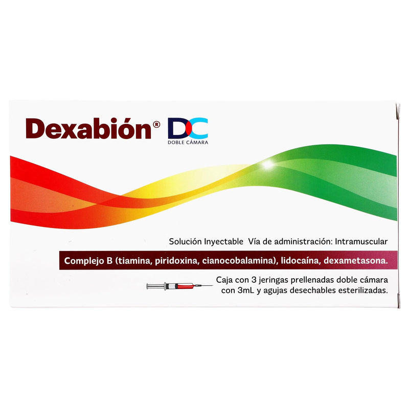 Dexabion Dc Jeringa Con 3 (Complejo B/Lidocaina/Dexametasona) - WeCare Pharma