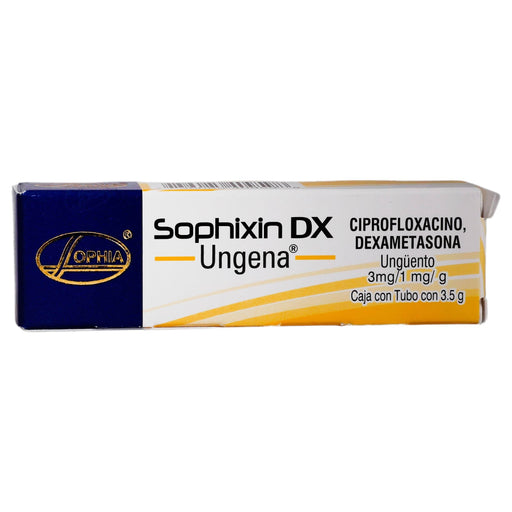 Sophixin Dx Ungena Ung 3Mg/1Mg/G 3.5G (Ciprofloxacino/Dexametasona) - WeCare Pharma