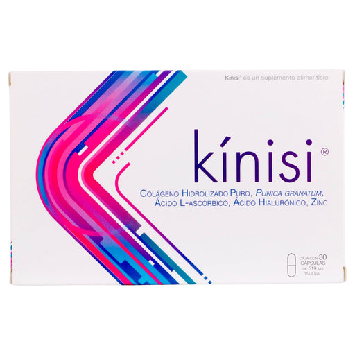 Kinisi 514Mg Con 30 Capsulas (Colageno/Punica Granatum/Ac Ascorbico/Ac Hialuronico) - WeCare Pharma
